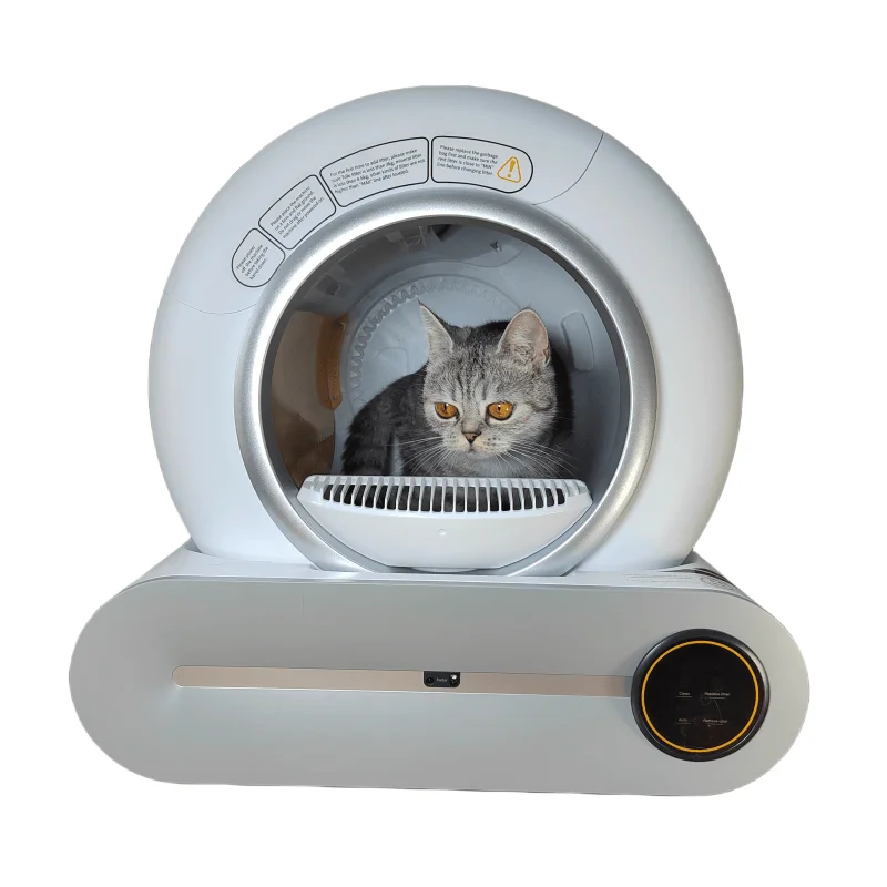 

Large size of cute automatic cleaning Smart App Control Box Automatic Cat Toilet With Wifi