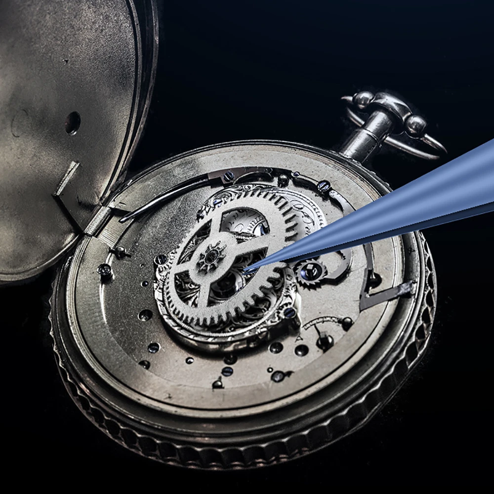 Pinzette con punta speciale meccanico TI-11 TI-15 gomito in lega di titanio punto Fine per fai da te Pick strumento peloso riparazione del telefono morsetto per filo volante