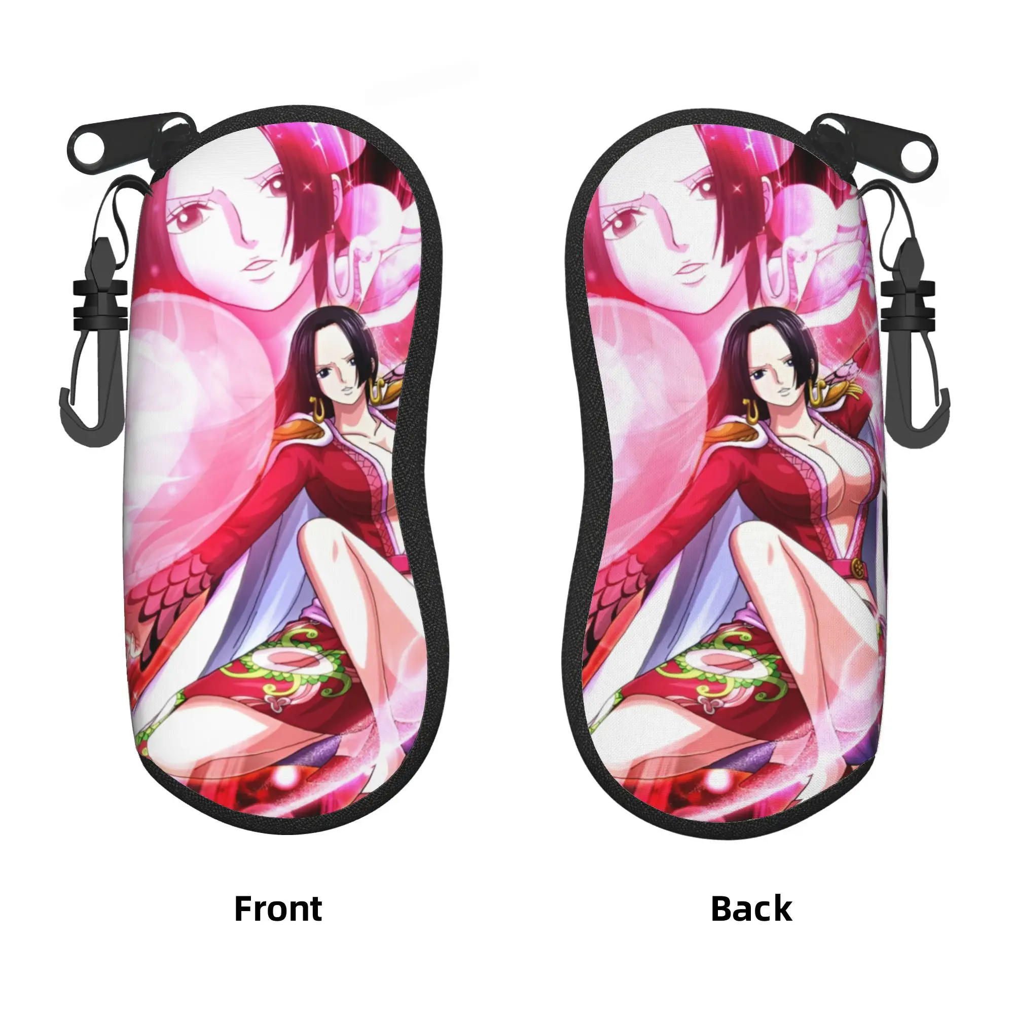 

Custom Boa Hancock Japan Cartoon Sunglasses Soft Case Neoprene Zipper Hot Shell Eyeglass Case Protective Box For Glasses