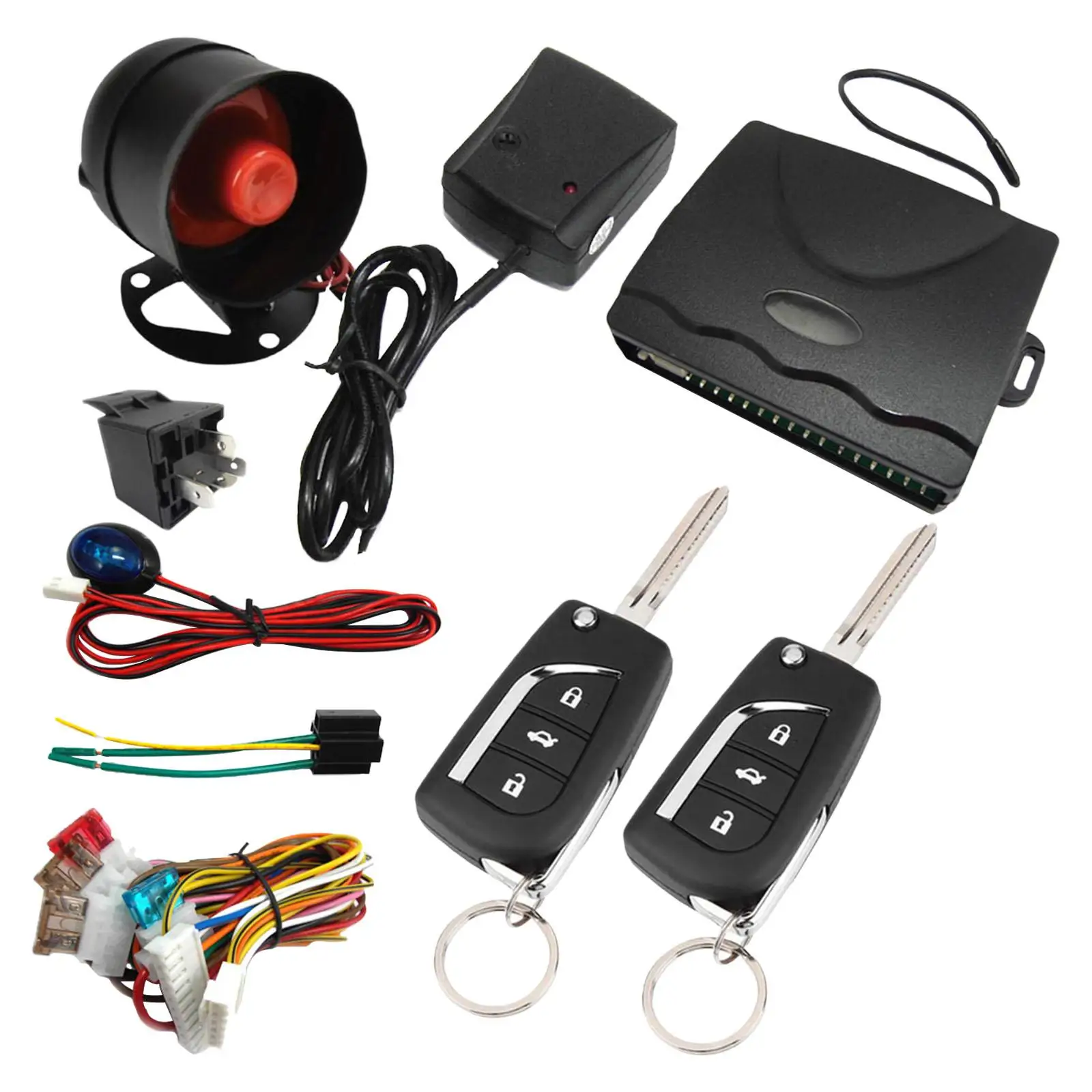 Intelligent Keyless Entry System, Vehicle Central Door Lock, Automatically Lock , with 2 Remote Contorl.