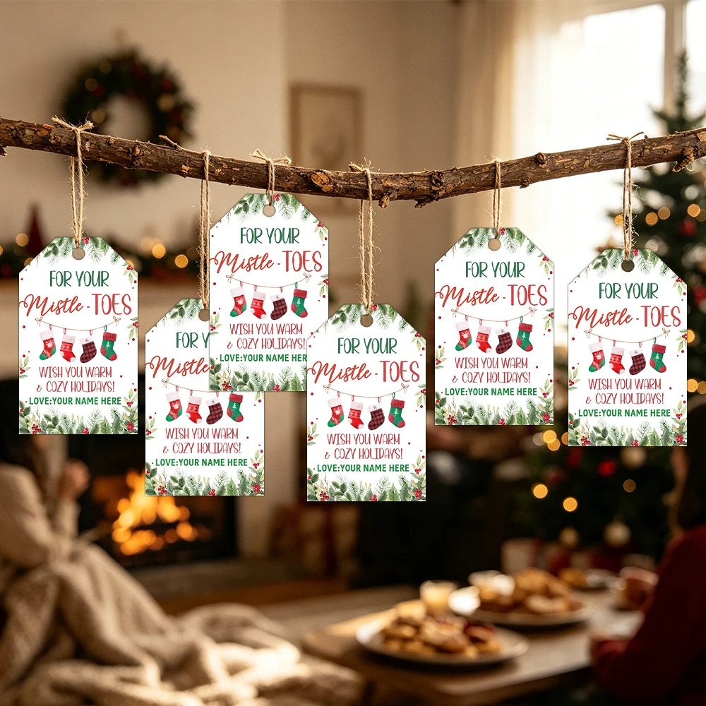 20pcs Personalized Custom Name - Kraft Hang Tag ulasan dan harga