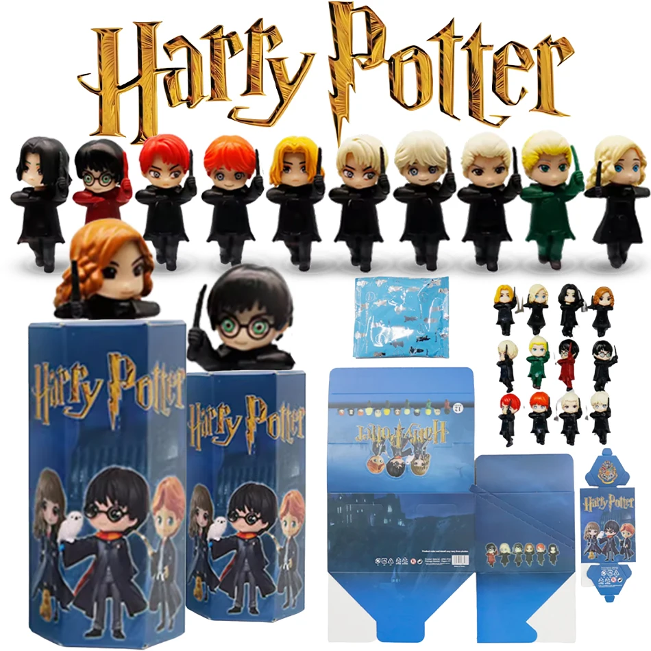 Harry Potter Blind Box Series Anime Cartoon Collection Cute Figures Ornaments Doll Children Christmas Surprise Box Decoration