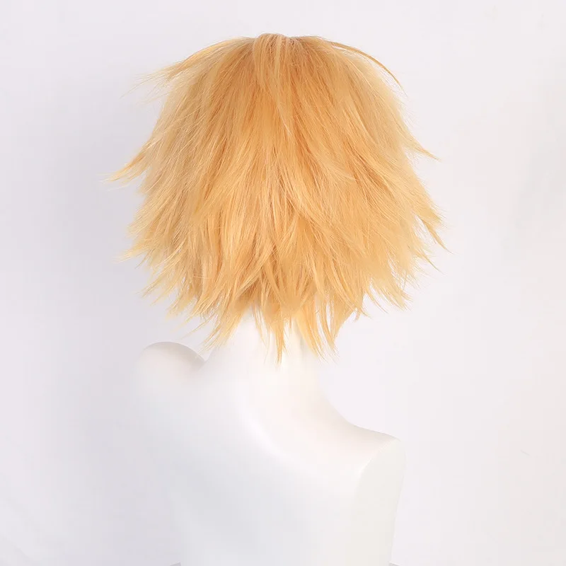 Chainsaw Man Main Character Denji Cosplay Wig Double-layer Gradient Color Teased Hair Process Easy To Style view 4