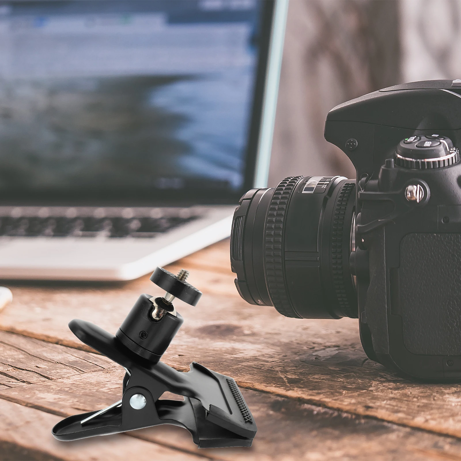 

Cloud Platform Clamp 360 Degree Swivel Ball Head Camera Tripod Mounts Clamp Holder Fits Most Devices Mini Studio Equipment