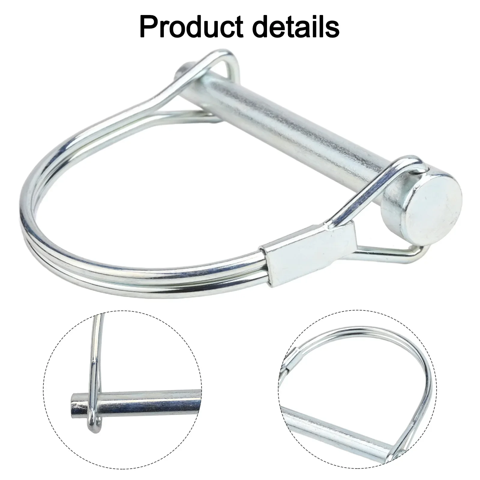 

Galvanized Carbon Steel Trailer Hitch Locking Pin with Secure Mechanism to Enhance Safety During Transport of Your Cargo