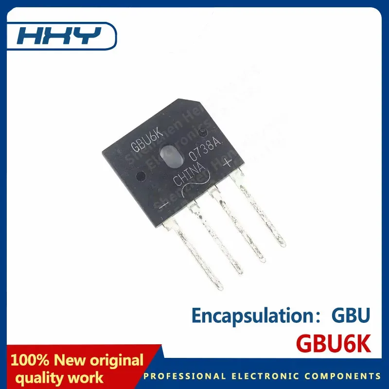 10PCS GBU6K Single-…