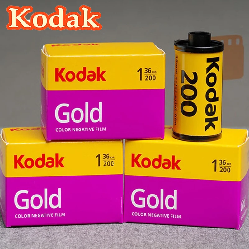

Цветная фотопленка KODAK GOLD 200 35 мм для камер LOMO, Kodak H35, H35N, M35, M38, F8, F9, 1-10 рулонов, 36 снимков на рулон