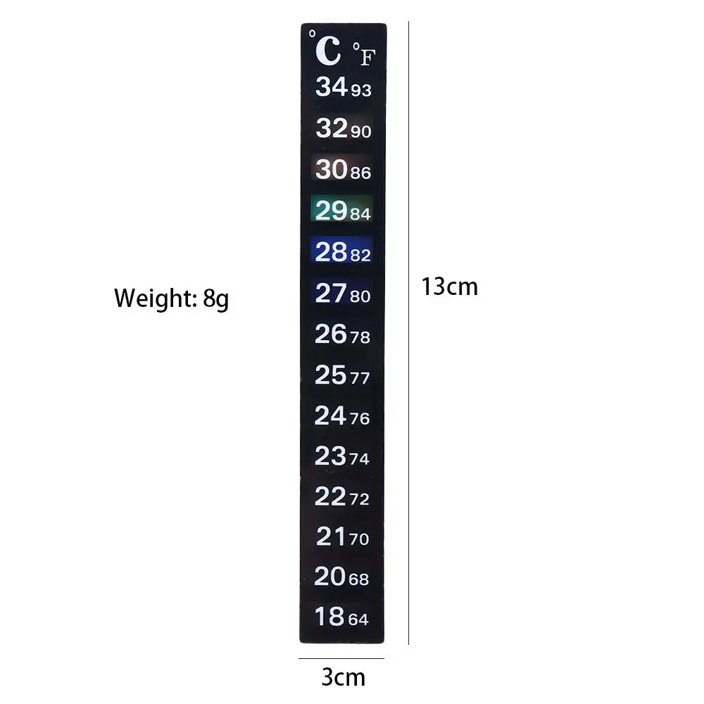 Für Aquarium Stick-On-Werkzeuge Kühlschrank Aquarium Thermometer Temperatur regelung Thermometer Temperatur messung Aufkleber