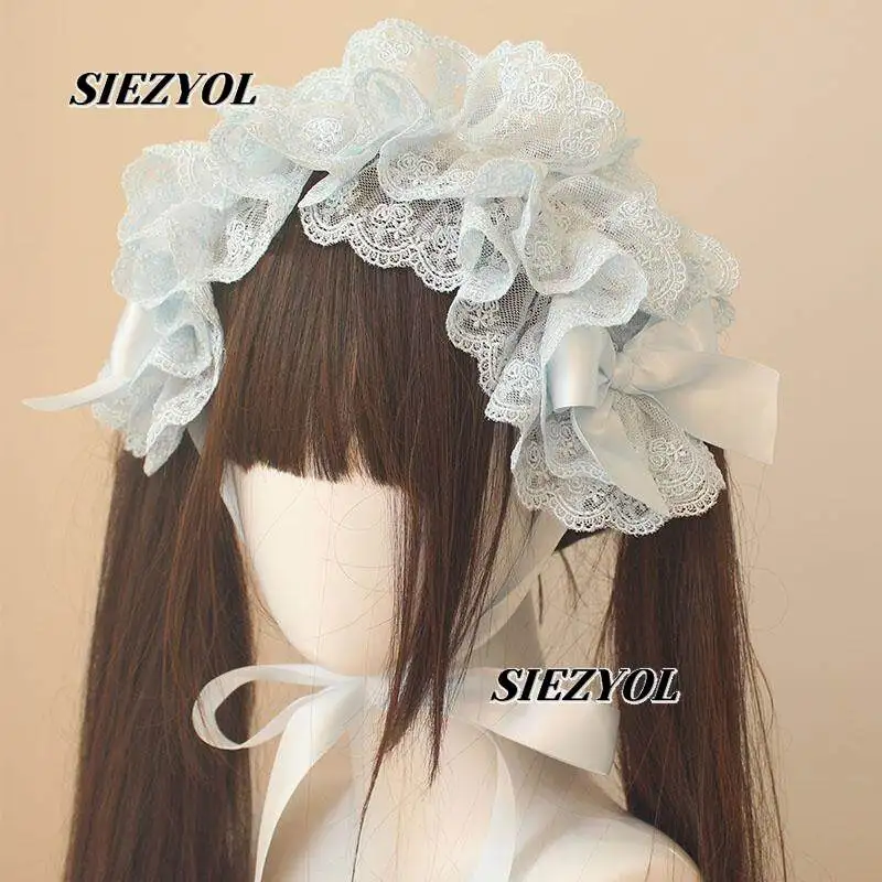 serre-tete-lolita-en-dentelle-accessoires-pour-cheveux-nœud-coiffe-nouveaute-2026-style-doux-et-mignon-couleur-unie-polyvalent-a-nouer