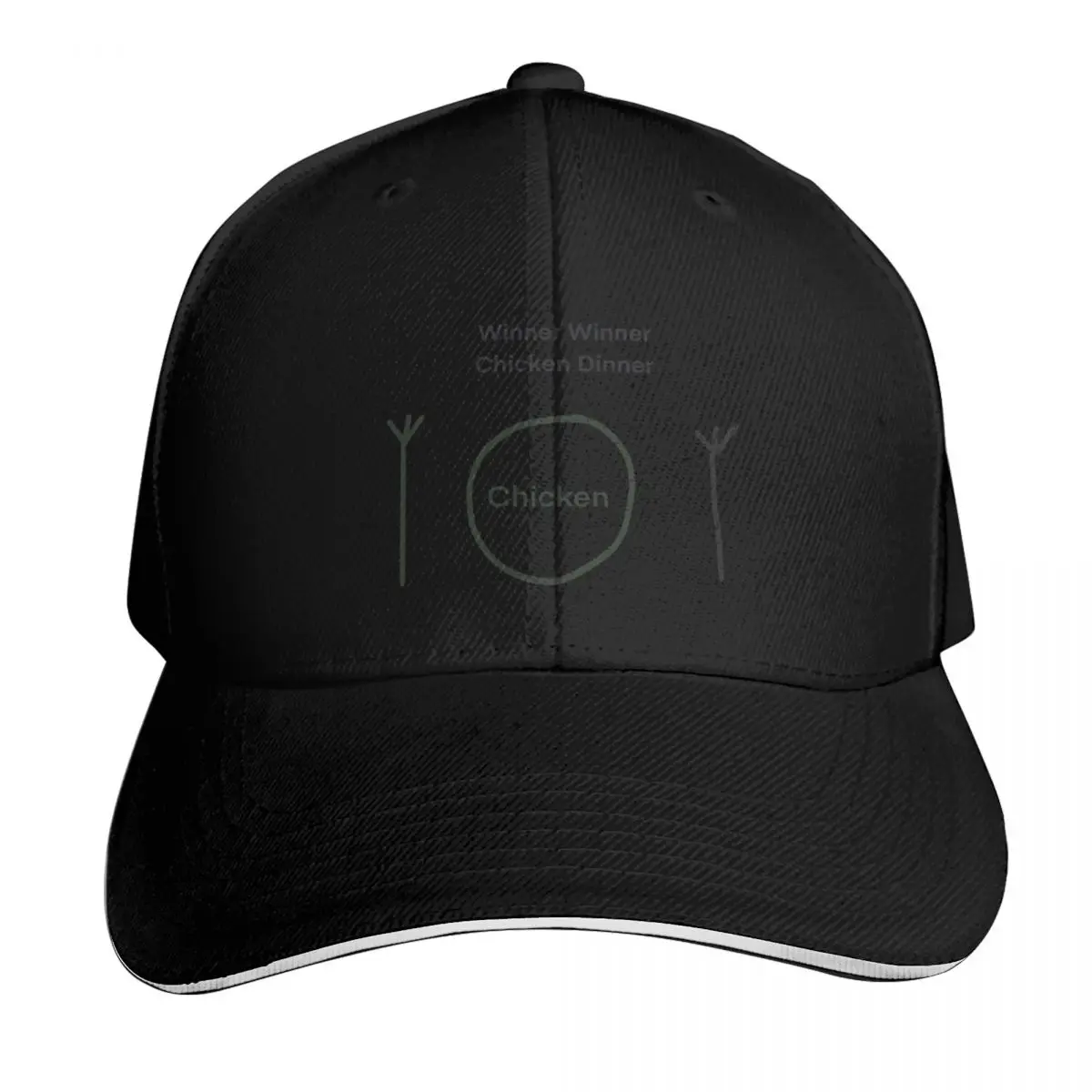 Winner Winner Transparent Baseball Cap Unisex for Men Women Outdoor Golf Running Hiking Summer Beach Travel
