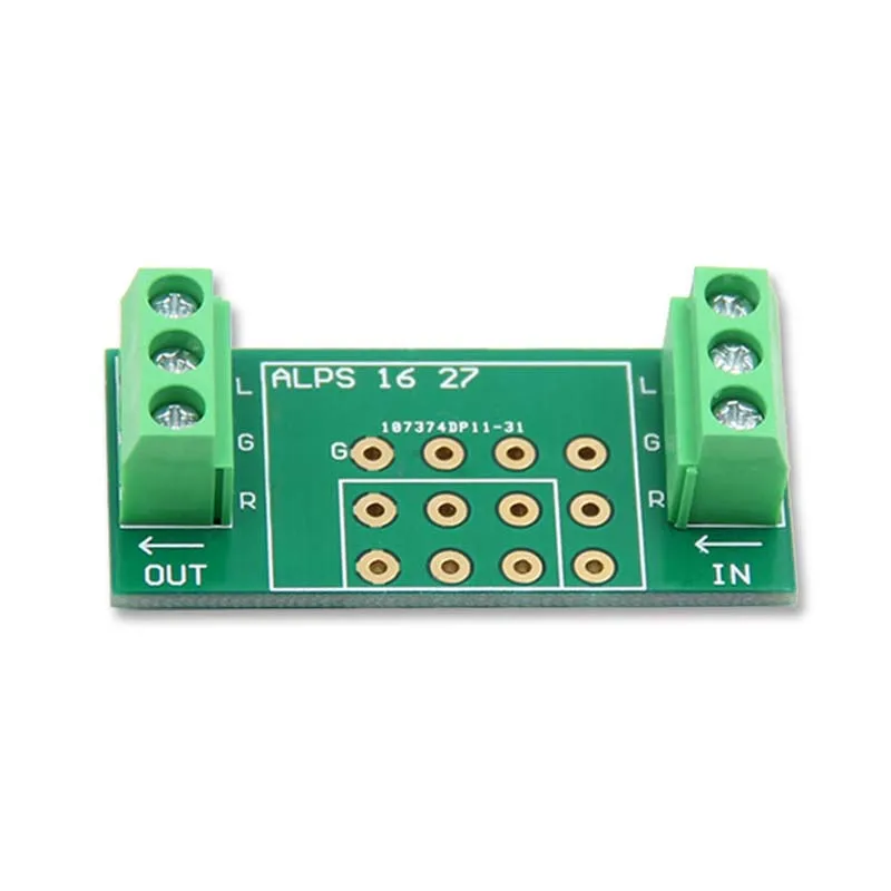 DLHiFi الصوت تعديل حجم مزدوج ستة أقدام الكربون فيلم ALPS 27 الجهد مطلية بالذهب PCB محول ل مكبر كهربائي