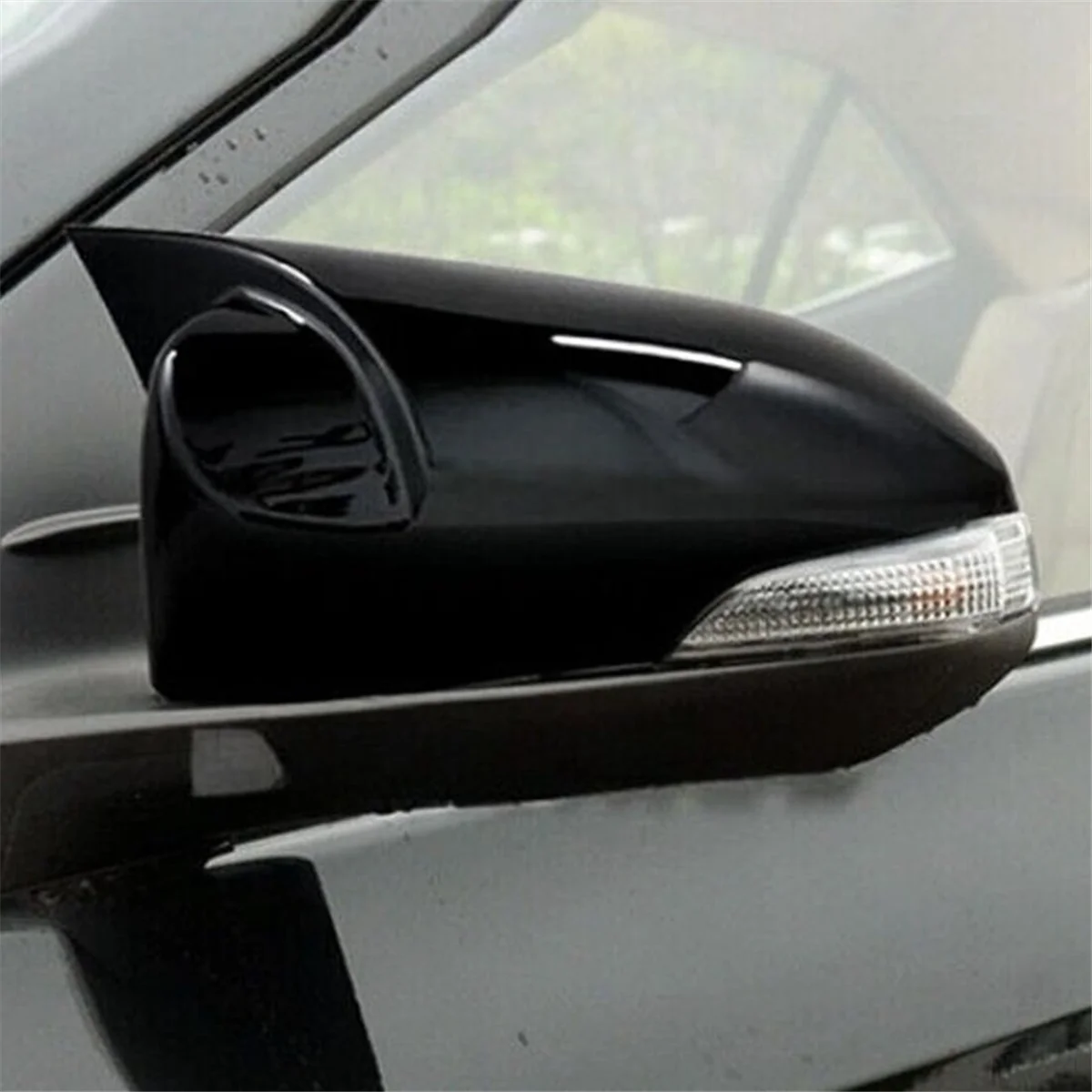 

N31R_Car Side Rearview Mirror Cover Caps for Toyota CHR C-HR 2017-2021 Door Side Mirror Cover Accessories Black