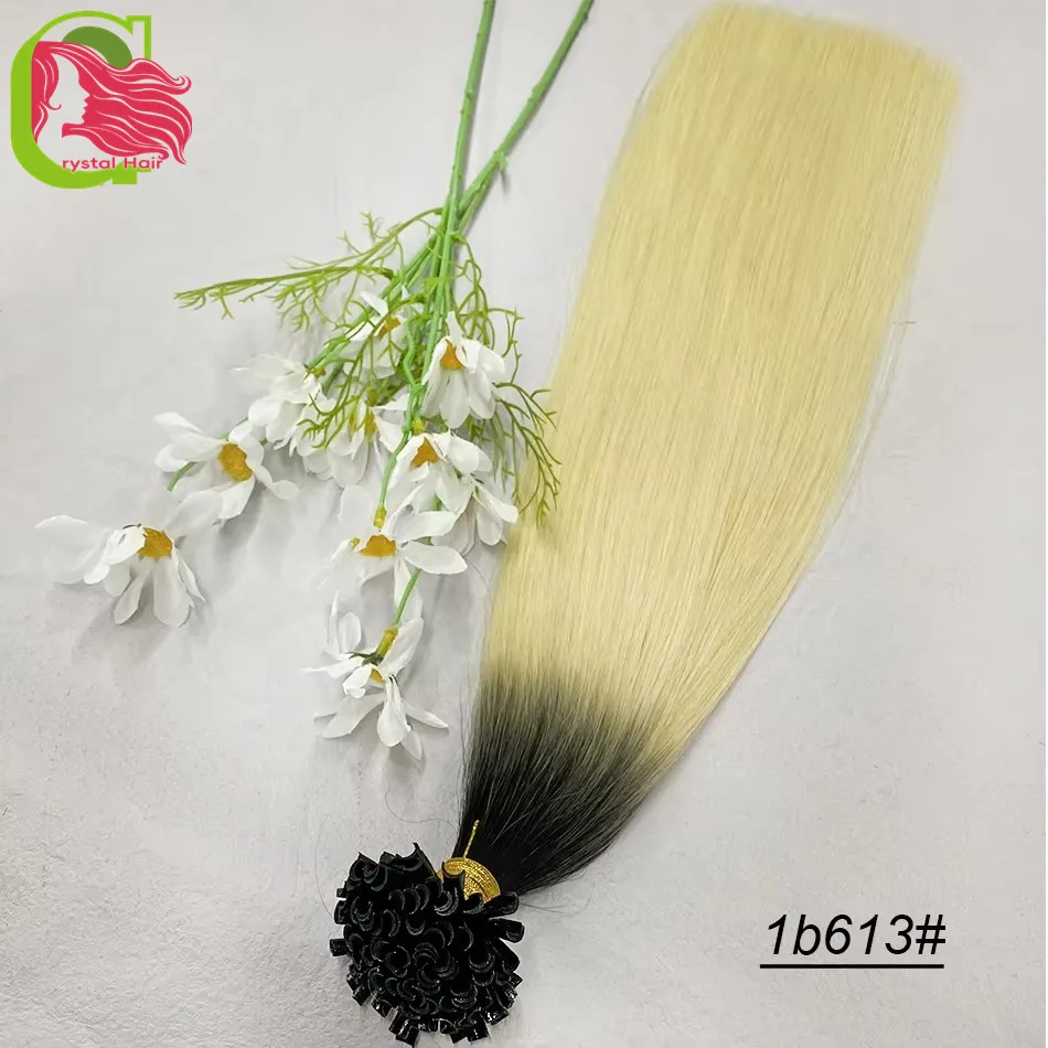 U Tip Fusion Hair Extensions Microlink Keratin Hair Extensions Human Hair Capsules Pre Bonded Natural Hair Extensions