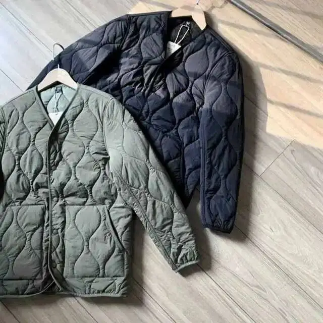 Japanese Retro Lightweight Diamond Quilted Cotton Jacket for Men Winter Wind-Resistant Collarless Quilted Padded Coat