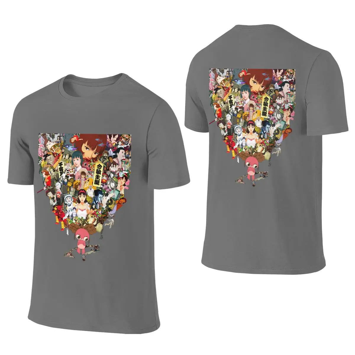 Satoshi Kon Birthday Celebration Smooth Reversible T-shirt Basic Commuting Rich Color Basic Tee