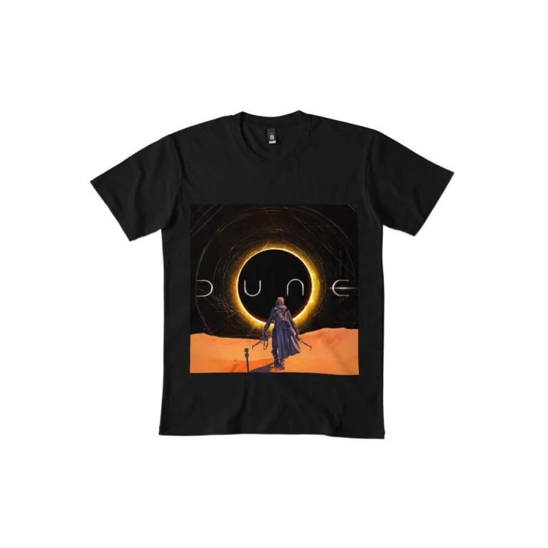 

0408 Dune arrakis Sandworm Sic fi fan Gift t shirt 100% cotton printed Short-sleeve Graphic clothes All size Tops S-6XL