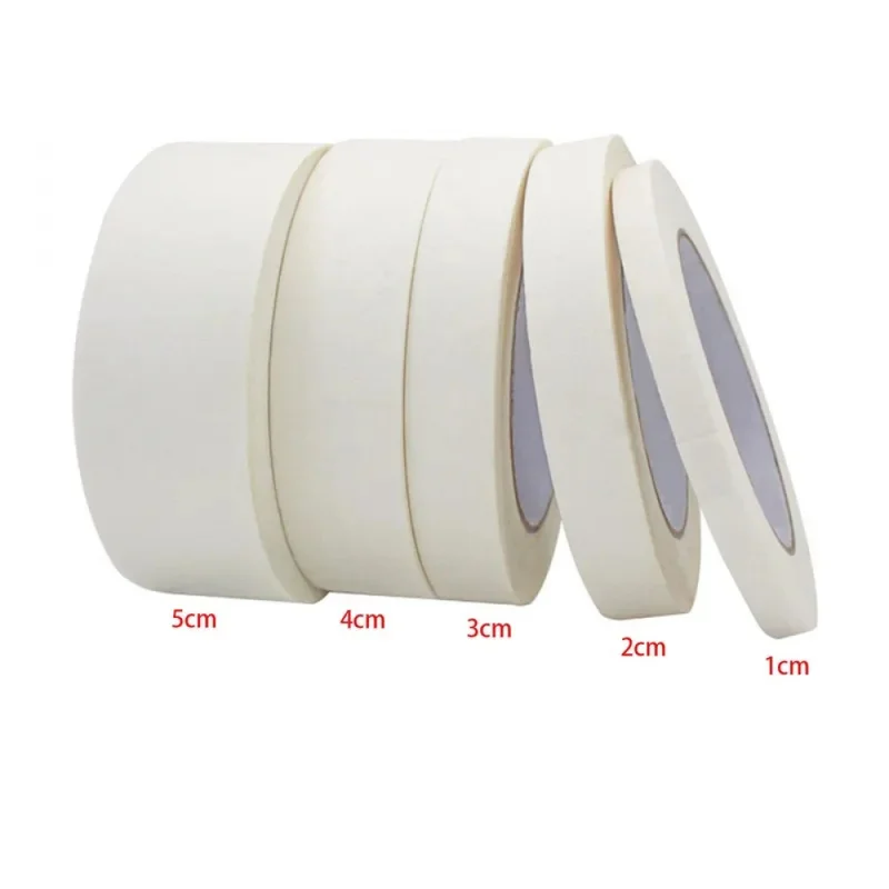 Masking Tape 50M Length General Purpose Paper White Painters Tape Bulk for PaintingLabelingArtOfficeHomeCraft