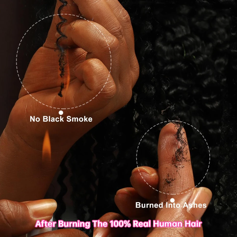 Natural Deep Wave Feather Crochet 100% Human Hair Invisible Miracle Knots Hair Feathered Crochet Human Hair Pre Looped 4 27 Highlight Colored Boho Braids Malaysian Hair Weave Bundles Pre Braided Remy Deep Curly Human Hair Extensions - view 8