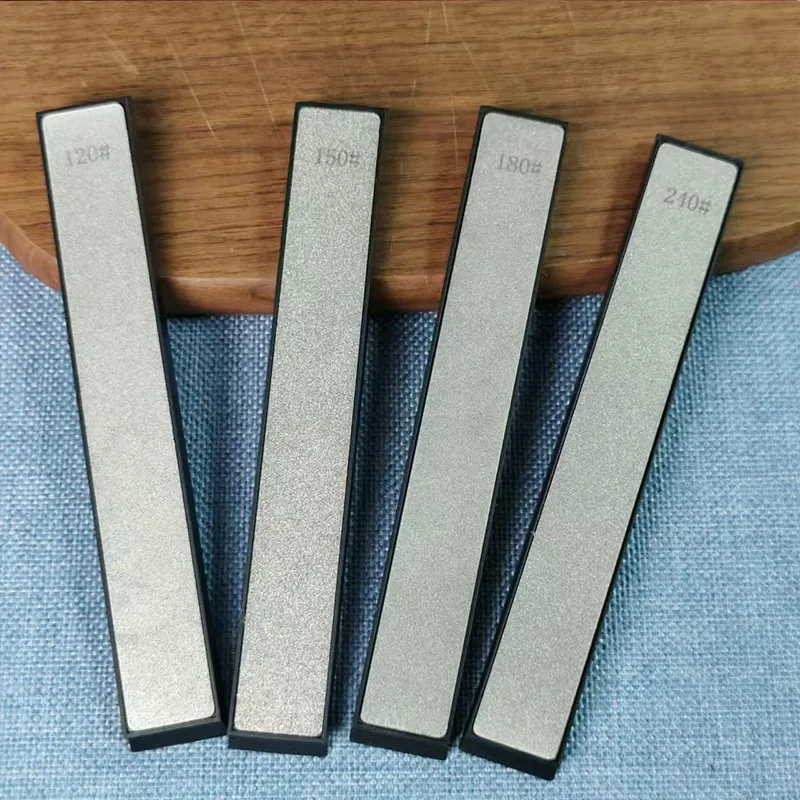 2pcs Diamond Sharpening Stones Set Multi-Grit Knife Sharpener with Angle Guide for Outdoor Kitchen Use