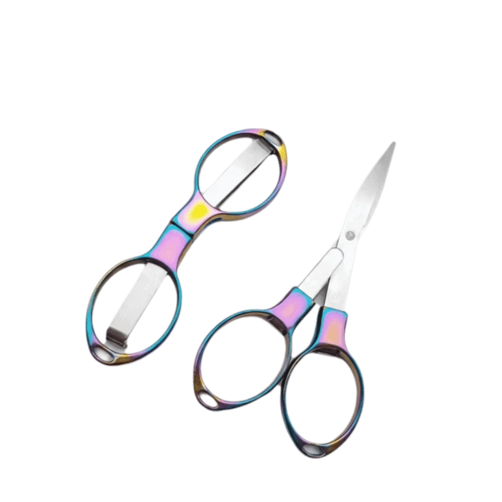 

Key ring opening slot Fishing Shears Thickened cutting body Stainless Steel Portable Cutting Tool Smooth Cut Gold/Silver Finish