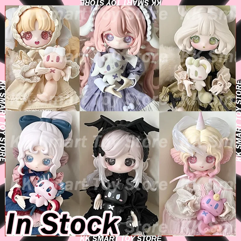 

В наличии 1/12 масштаб электронная кукла для домашних животных Bjd шарнир подвижная новая серия Lulu Spirit Story модная слепая коробка орнамент подарки игрушки