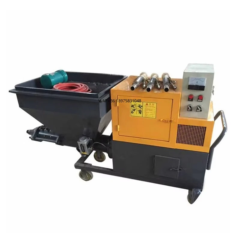 

Engine Mortar Spray Plaster Machine Powerful Performance Cement Sand Mixing Spraying Machine