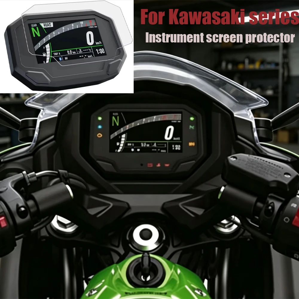 For Kawasaki Z1000SX Z650 Motorcycle TFT Display Protection Film  Z900 Z500SE ZX10R ZX-6R ZX-4R Screen Protector Instrument Film
