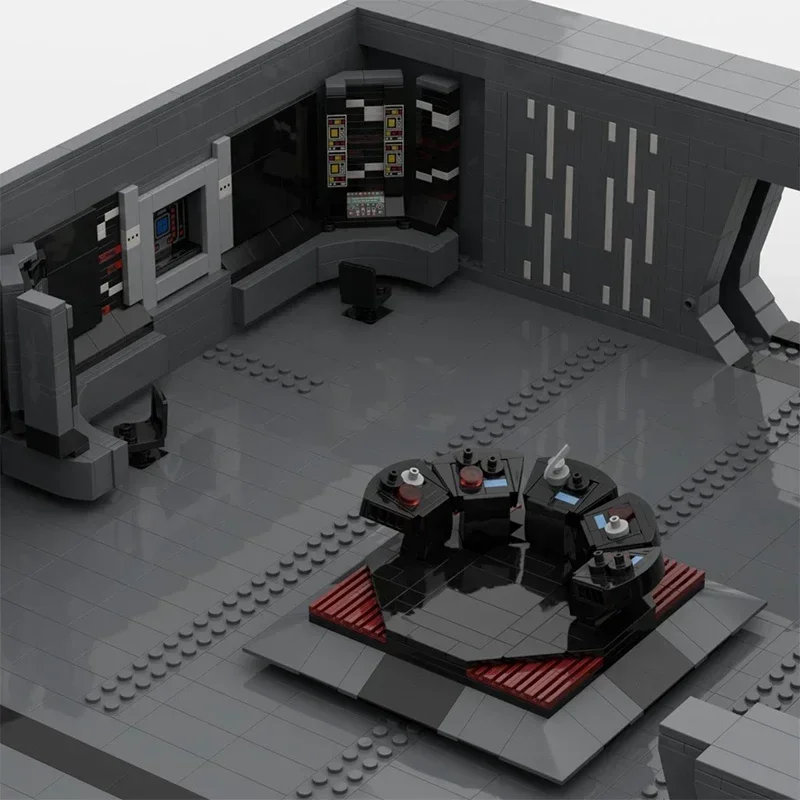 Moc Building Bricks Command Bridge Of The Crazy Model Blocks Toys