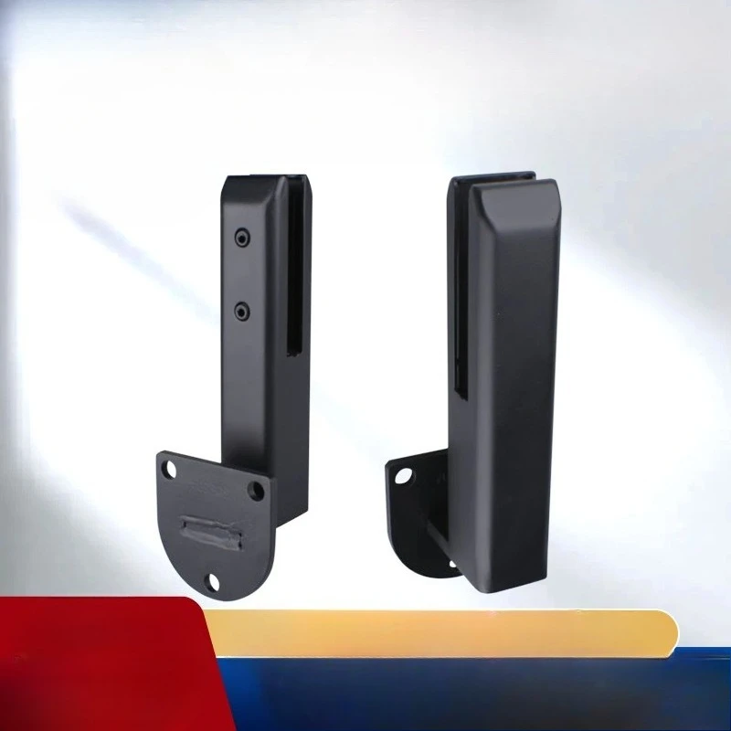 1PC Stainless Steel Side Hung Railing Glass Fixing Clamp Clip For Stair Terrace Matte Black