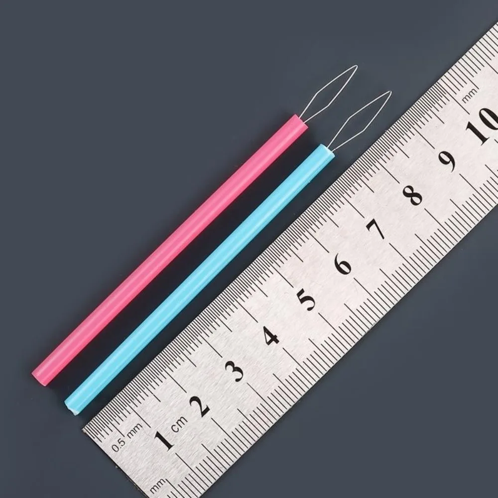 10Pcs Needlework Threading Needle Threaders Embroidery Cross Stitch Multifunctional Large Hole Beaded Accessories Long Handle