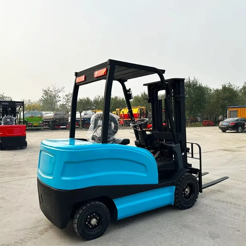Customized 4 Wheel Electric Forklift 3t 2.5t 3m Lifting Electric Forklift Customized 1 Ton Mini Forklifts for Warehouse