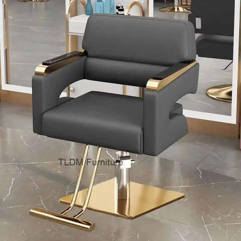 

Luxury Ergonomic Barber Chairs Barbershop Chaise Coiffure Beauty Salon Chairs Professional Equipment Sillon Peluqueria Furniture