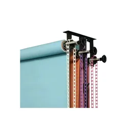Manual Background Support System – Photography Backdrop Roller Stand, Hand-Pulled Lifting Bracket for Studio Paper or Cloth