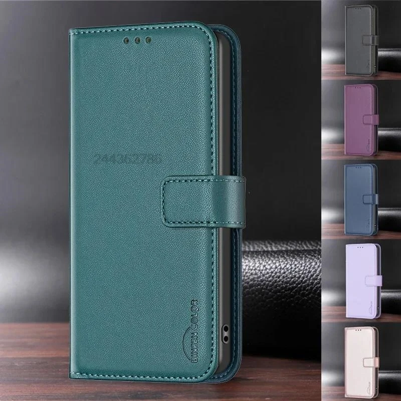 For Infinix HOT 40i Wallet Flip Cover Case For Infinix Hot40i Hot 40 Pro Hot40 4G 2024 Shockproof Luxury Magnetic Leather Cases