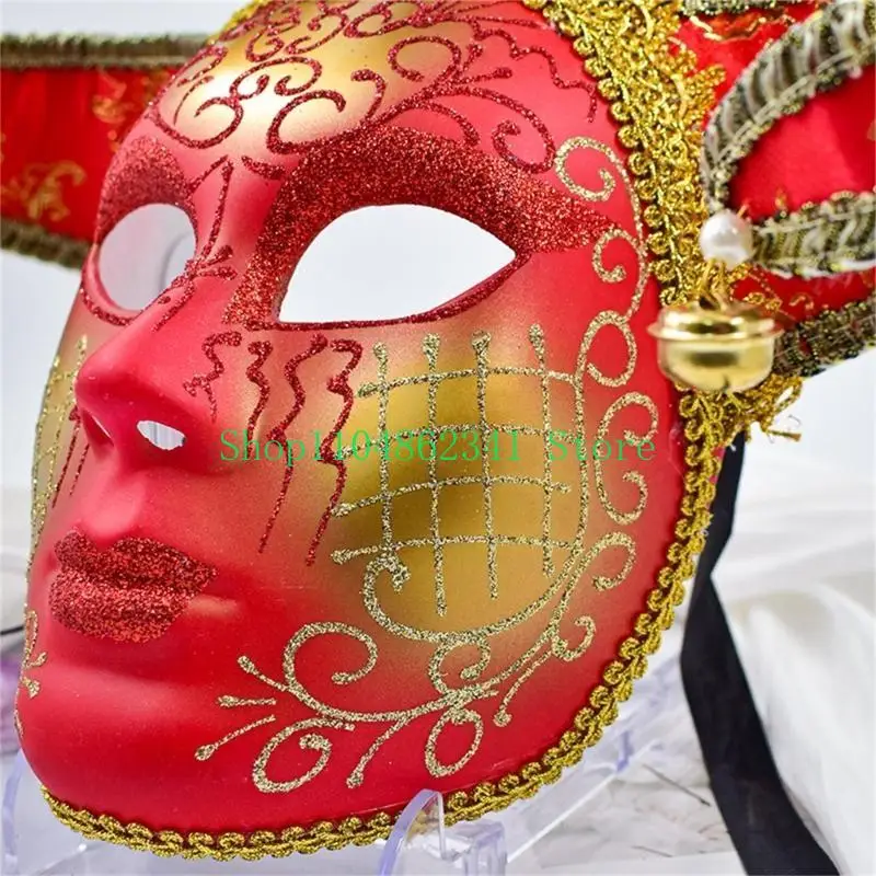 5ASD Halloween Mask Carnivals Mask Maskerade Mask Mask Mask Mask Mardi Gras Mask Comedy Mask for Party
