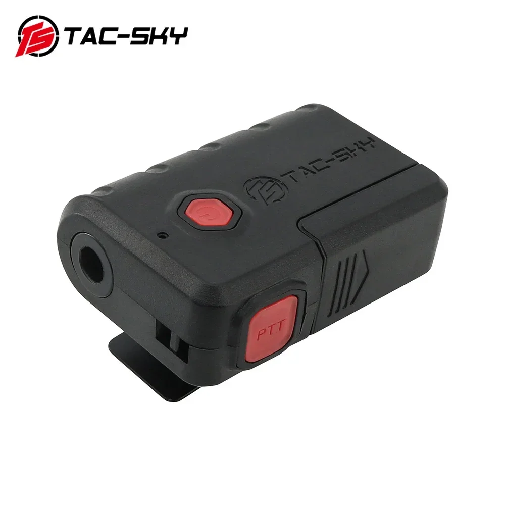 TAC-SKY Tactical Headset Adapter Bluetooth Ptt for FCS AMP /MSA Sordin/TCI/PELTOR COMTAC Airsoft Shooting Tactical Headphone