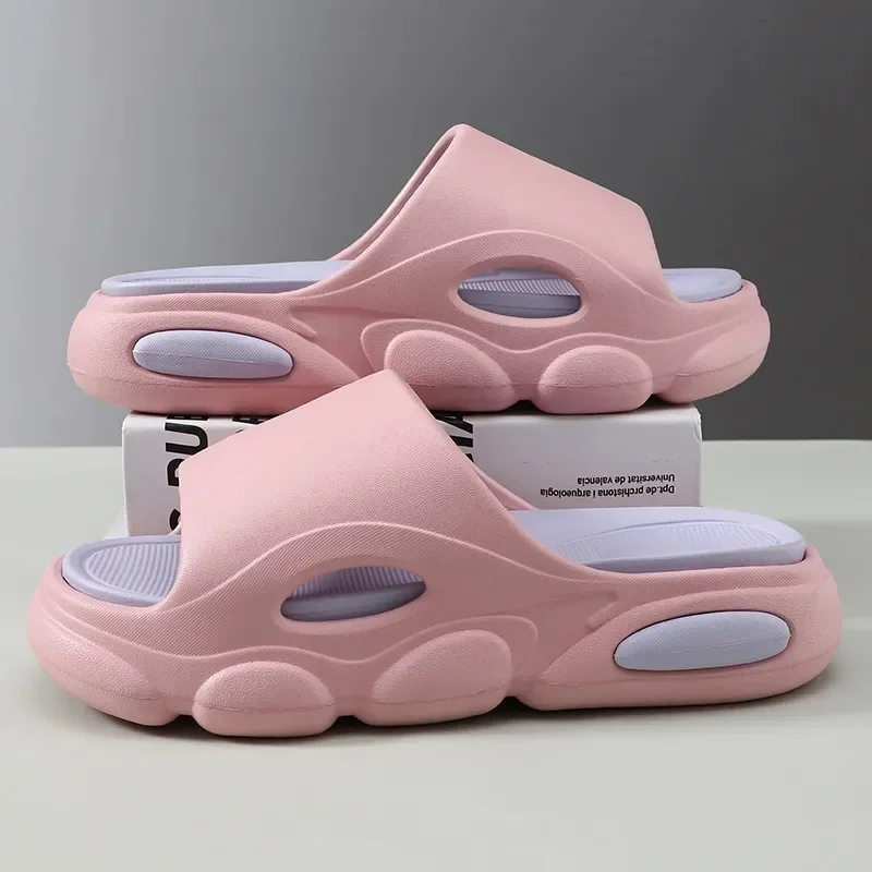 Summer Men's Slippers EVA Outdoor Womens Beach Shoes Non Slip Cloud Home Platform Shoes Wear Resistant Mens Shoes Comfortable