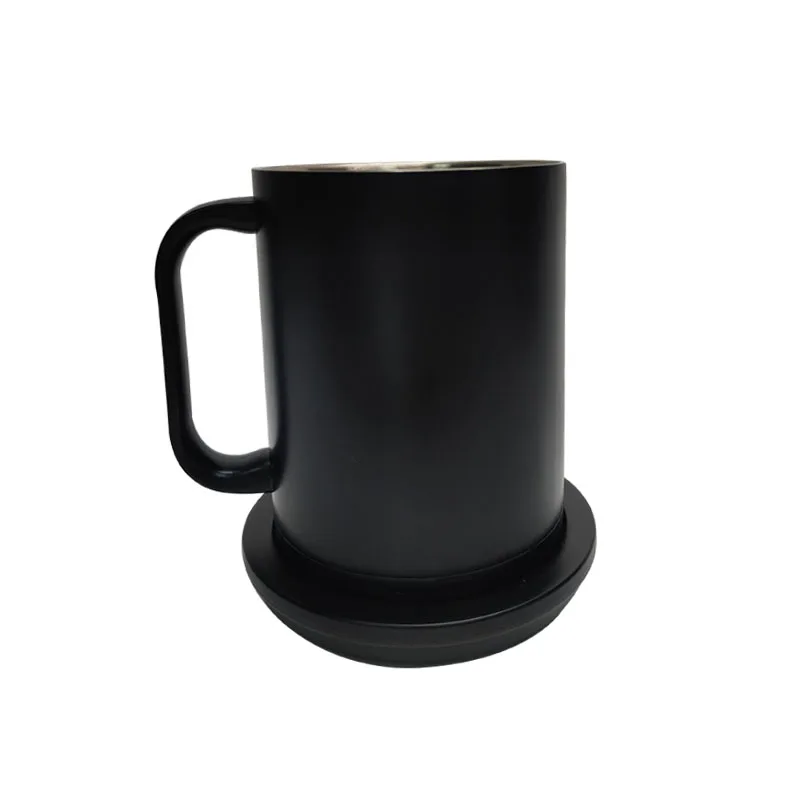 Coffee Cup Warmer Auto Shut Off OEM Automatic Thermostatic Heating Cup Office Coffee Cup Stainless Steel Coffee Mug with USB