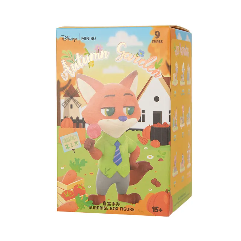 MINISO Prodotto famoso Serie Crazy Zootopia Seduta obbedientemente Scatola cieca Figura Ornamenti Carino Judy Nick