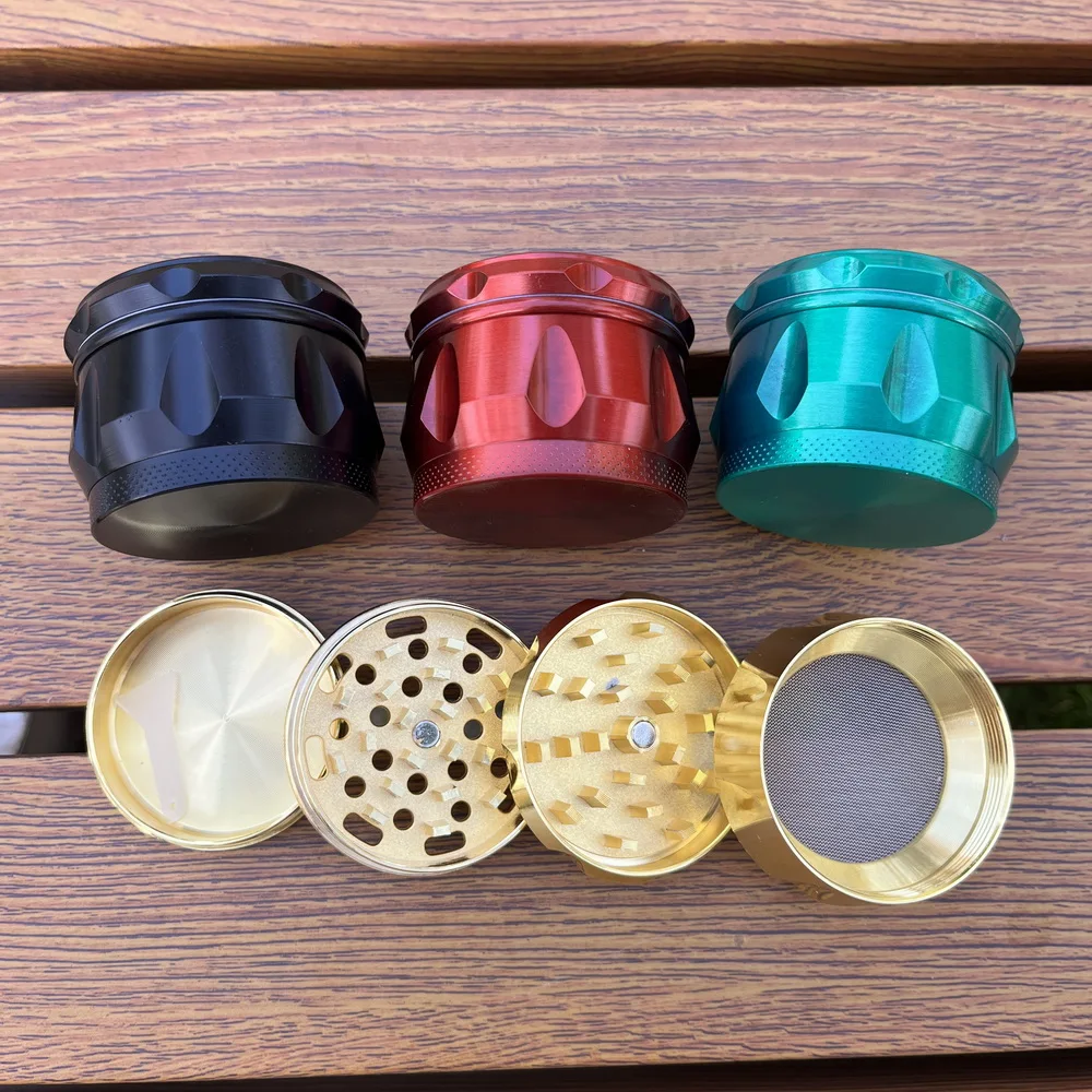 50MM 4 Layers Tobacco Grinder Smoke Cutter Tobacco Spice Grass Grinder Smoke Crusher Smoking Accessories