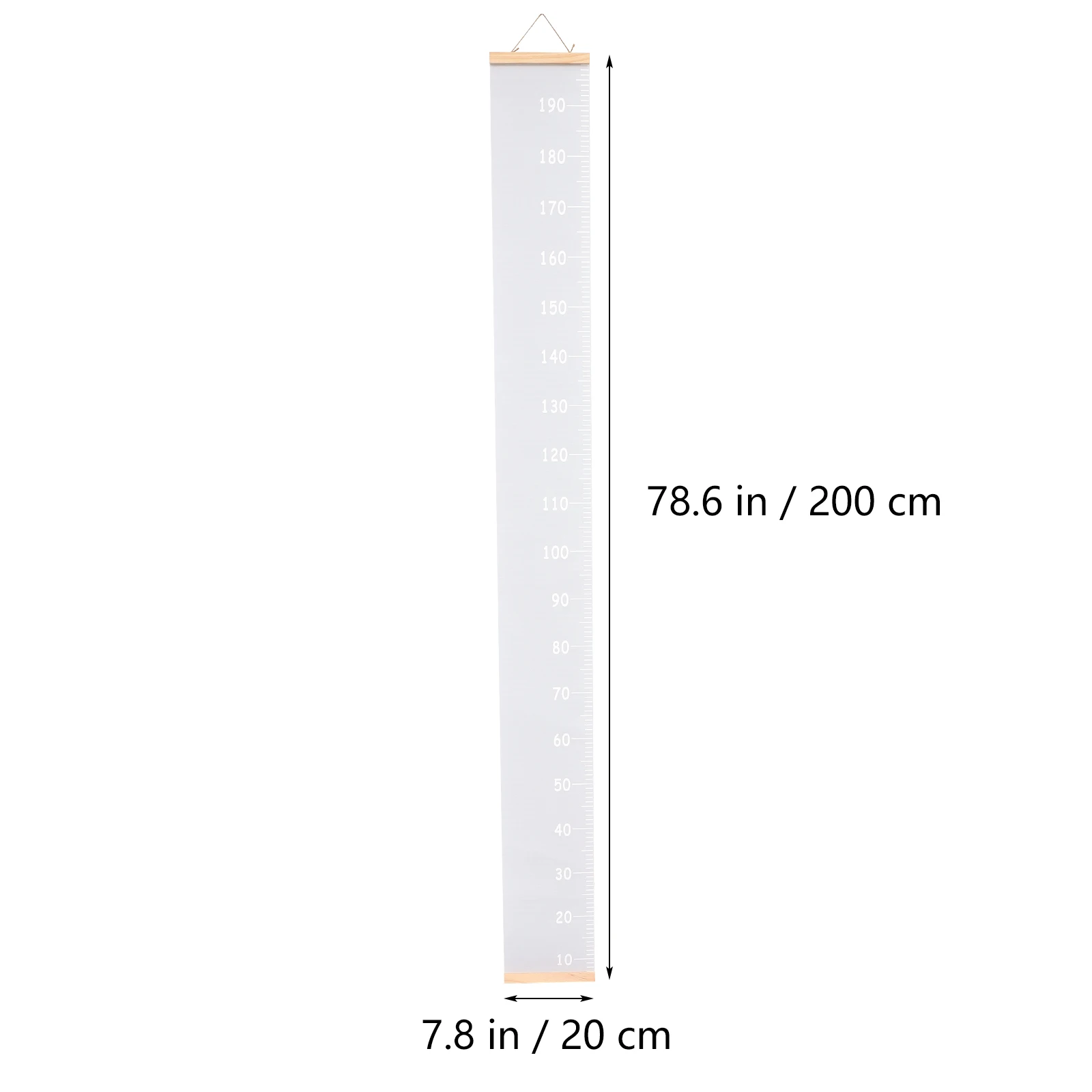 Children\'s Height Chart Kids Removable Wall Hanging Growth Measurement Chart Room Canvas Hanging Growth Chart home badroom decor