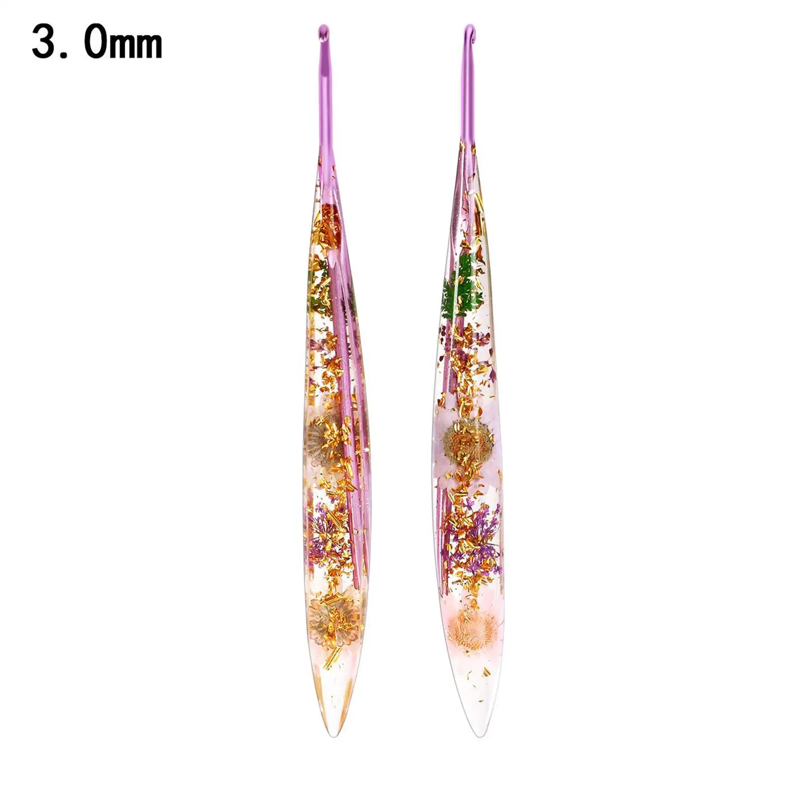 الكروشيه السنانير مجموعة 9 قطع أنيق مريح الراتنج الأزهار الغزل نسج الحرفية الفن اليد الحياكة السنانير ل بطانية دمية قبعة وشاح #5