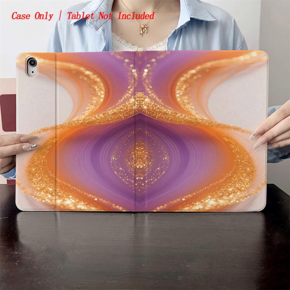 

2025 Color Quicksand Print pattern - Suitable for protective cases of multiple Apple tablets such as iPad/iPad pro/iPad air
