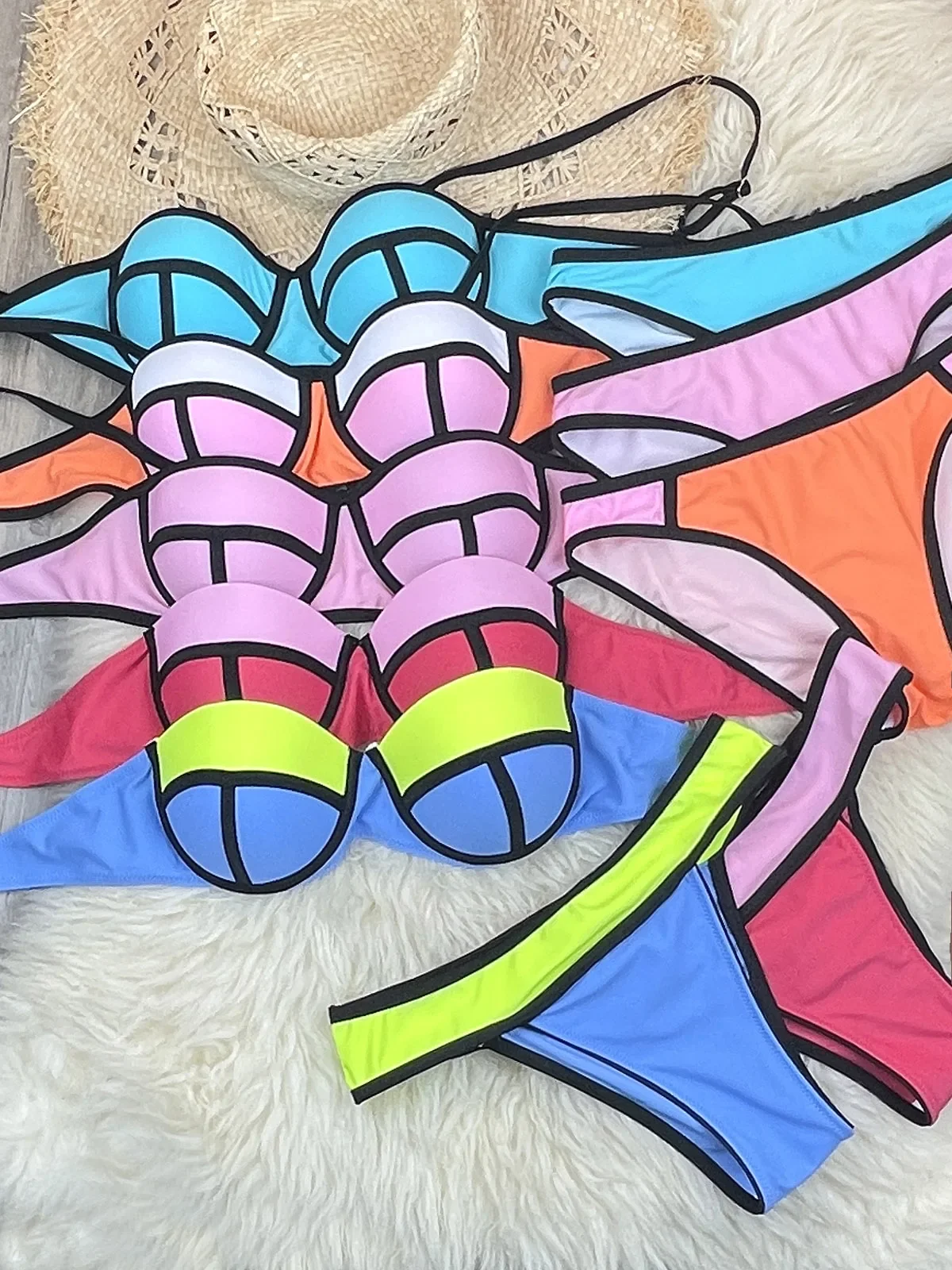 

Bandeau Bikini Women Swimsuit Two-Piece Bathing Suit Woman Swimwear 2026 Sexy Underwired Push Up Bikinis Sets Beachwear Summer