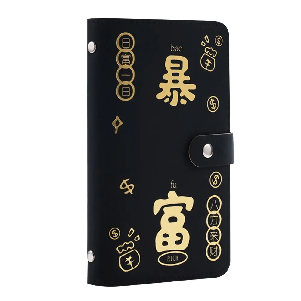 Get Rich Overnight 100 Envelopes Money Saving Challenge Save Money PU Savings Binder Reusable Waterproof Money Collection Book