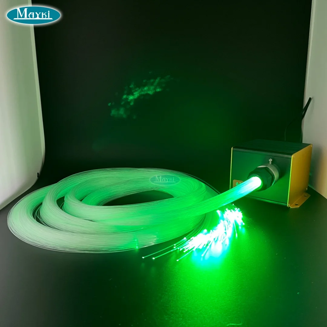 WiFi Controlled Fiber Optic Light Engine 12W RGBW With Twinkle Effect For Indoor Fiber Optic Star Ceiling