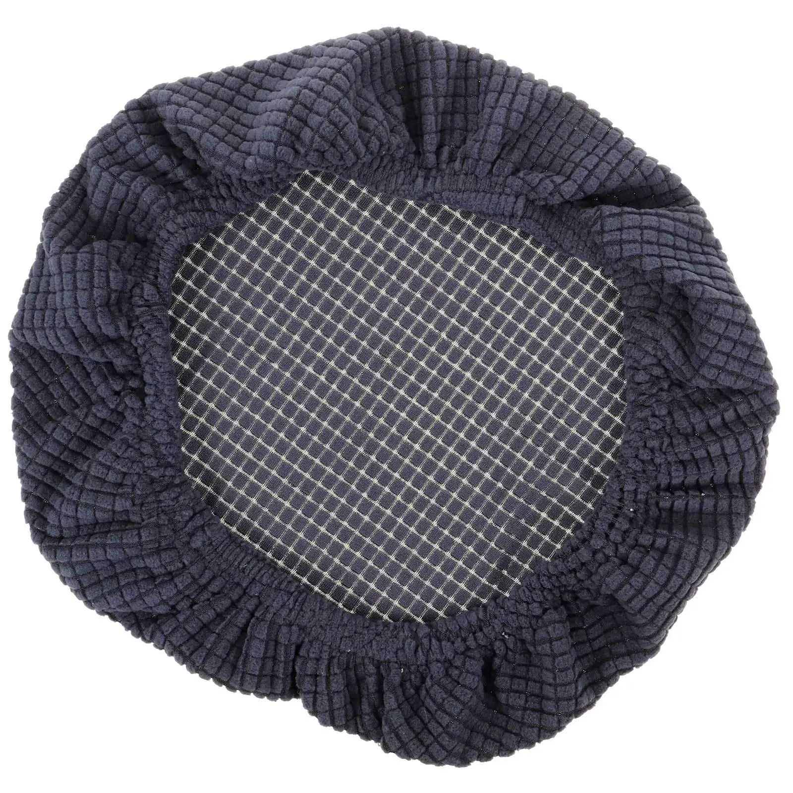 

Elastic Round For Home Use Anti-Dust Dining Protector Easy Foldable Chair Hood Banquet Seat Cover Soft Polyester Chair