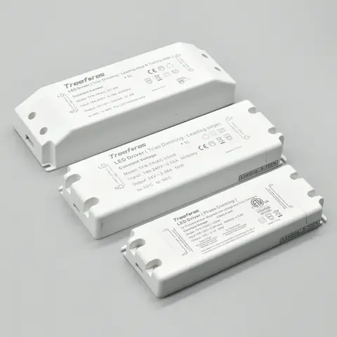 Triac Dimmable LED Power Supply 12V 24V Lighting Transformer AC 120V 220V 240V to DC Driver Adapter  8W 15W 25W 50W 75W