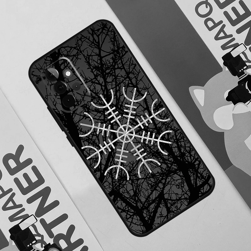 Forest Nordic Runes Cover For Samsung Galaxy A34 A24 A54 A14 A52 A42 A32 A22 A12 A51 A71 A53 A33 A23 A13 Case