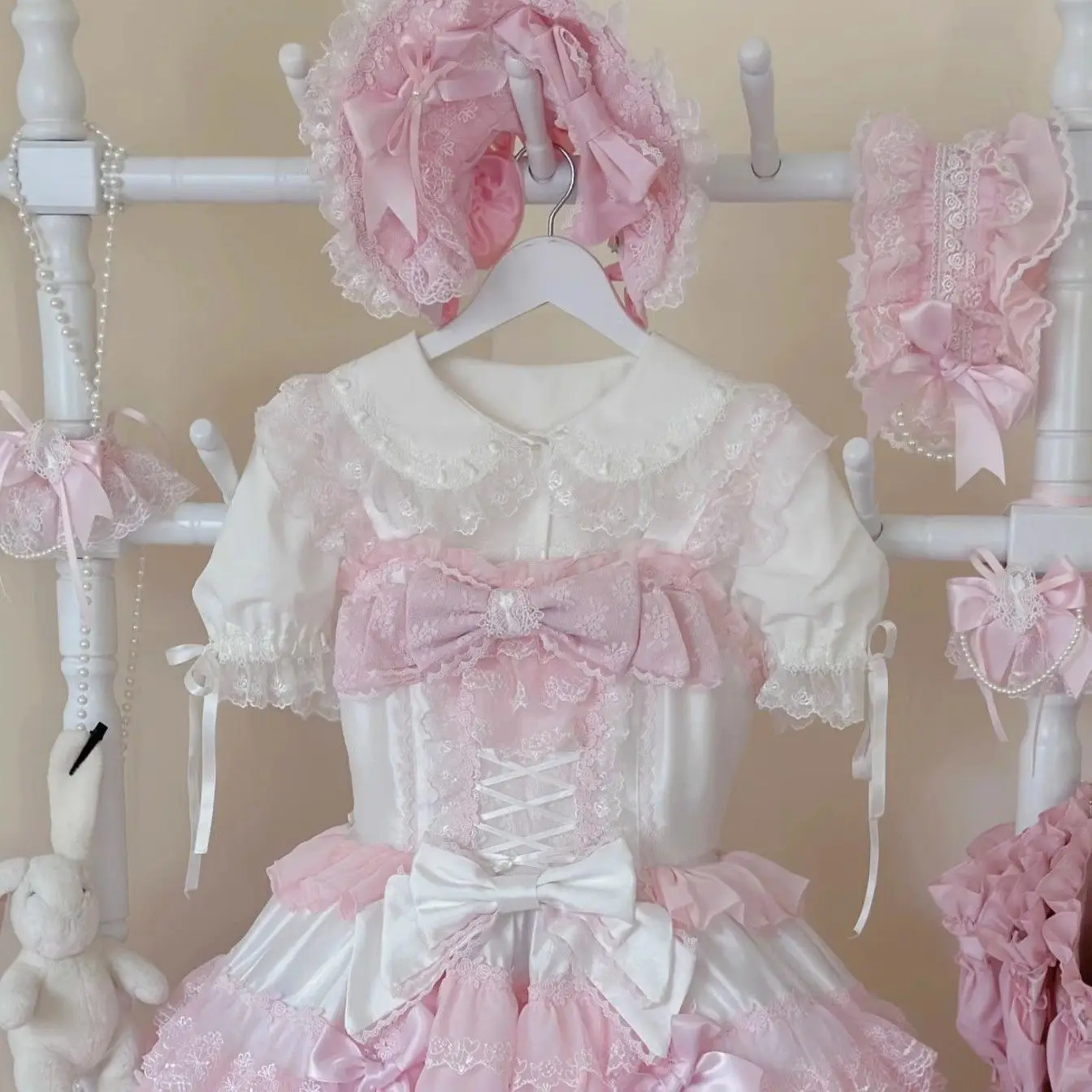 สาวญี่ปุ่น Kawaii หวานน่ารัก Bow Lolita เสื้อผู้หญิง JK หลวมตุ๊กตา Blusas Femme Y2k ความงามเสื้อ Tops